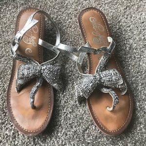 Naughty Monkey Sequined Wedge